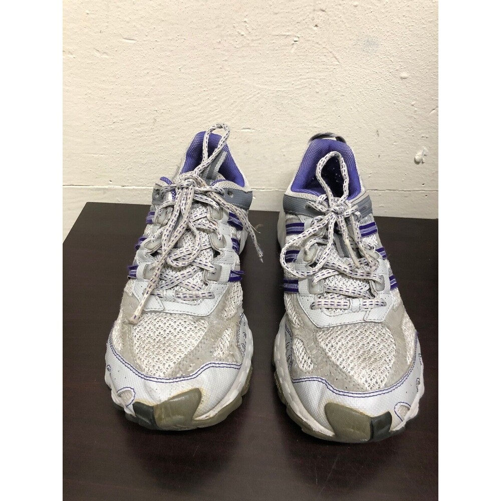 Adidas Kanadia TR2 G18700 Women gray/purple lace up shoes size US 10 EUR 42.5